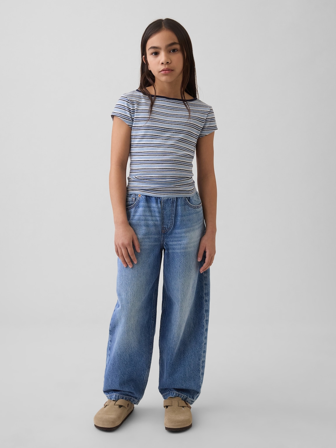 Kids Easy Baggy Taper Jeans