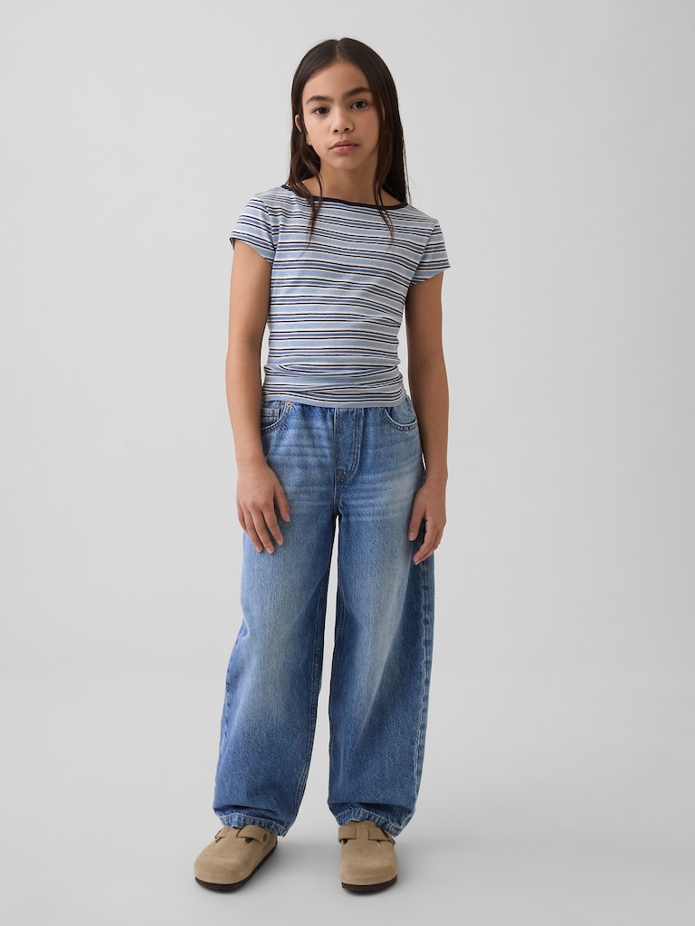 Kids Easy Baggy Taper Jeans