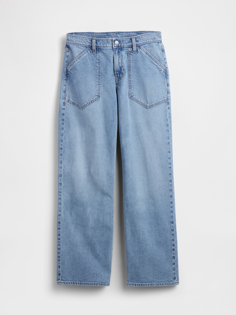 Low Rise '90s Loose Jeans