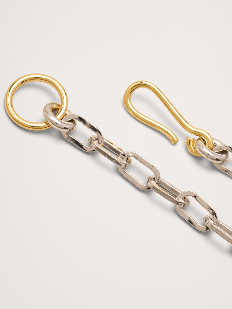 Fara Two-Tone Necklace by Laura Lombardi