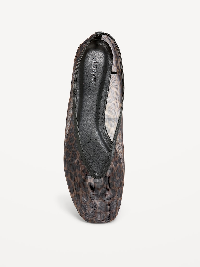 Mesh Ballet Flats for Women
