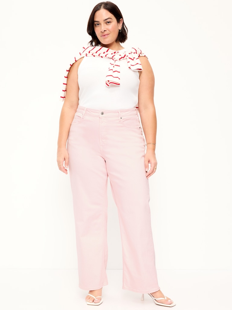 Extra High-Waisted Wide-Leg Jeans