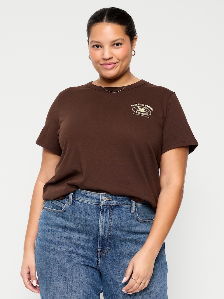 EveryWear Crew-Neck Graphic T-Shirt