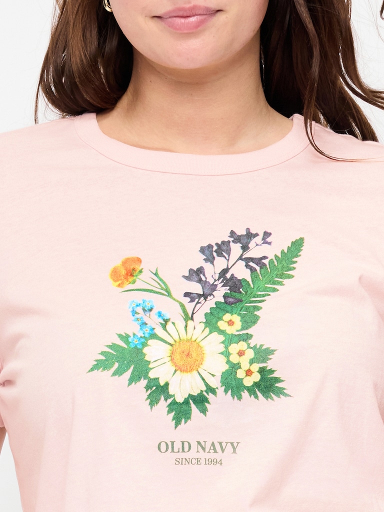 Crew-Neck Logo-Graphic T-Shirt