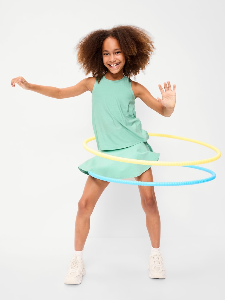 High-Waisted Skort for Girls