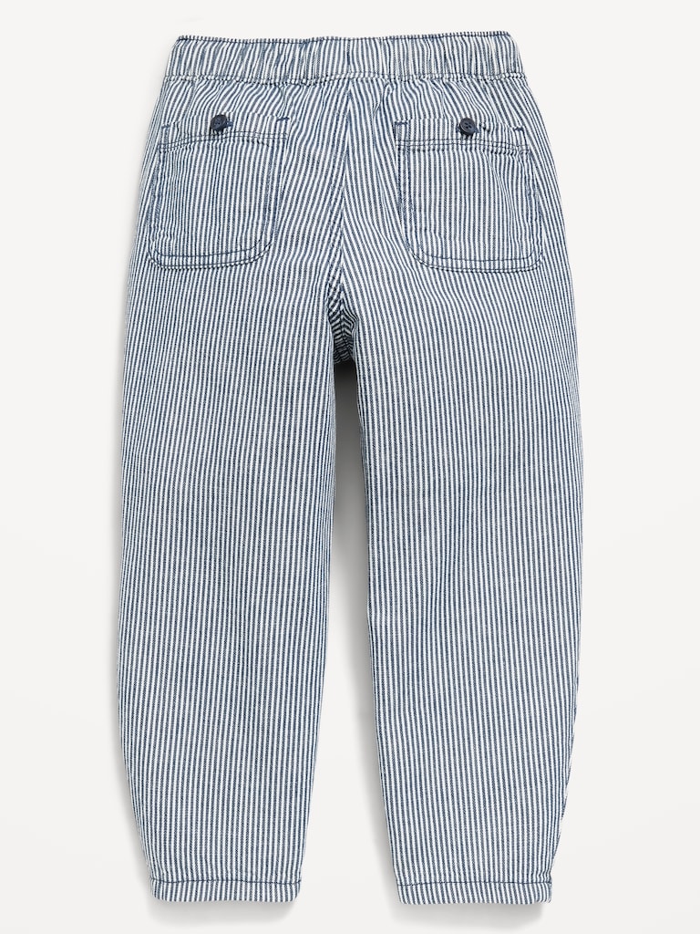 Pull-On Barrel-Leg Pants for Toddler Boys