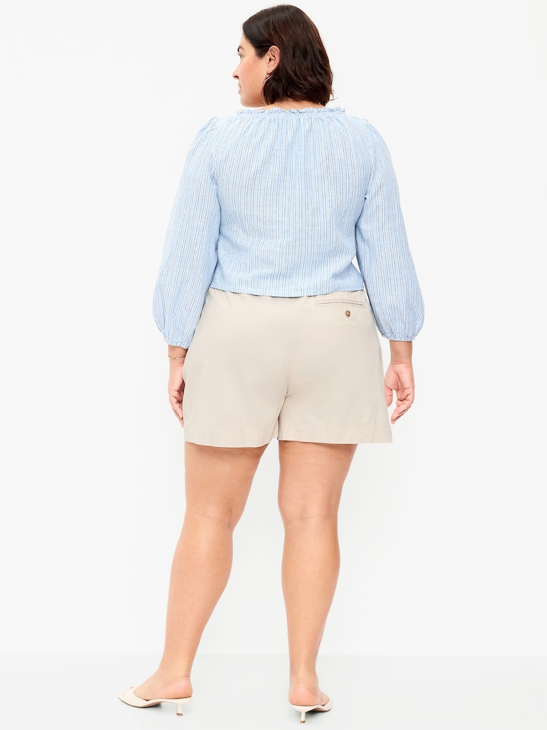High-Waisted OGC Chino Shorts -- 4-inch inseam