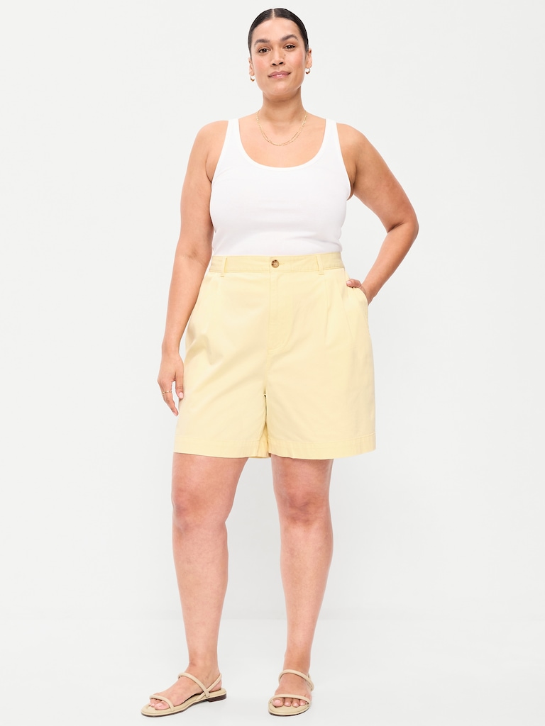 High-Waisted OGC Chino Shorts -- 4-inch inseam