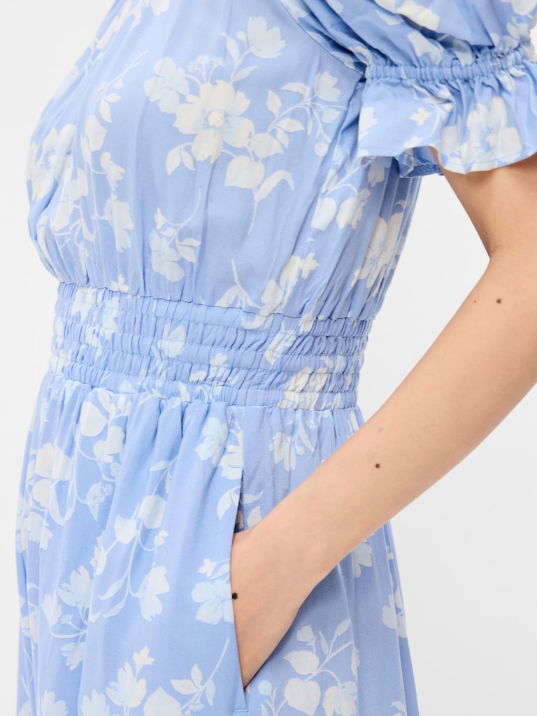 Off-The-Shoulder Boho Maxi Dress