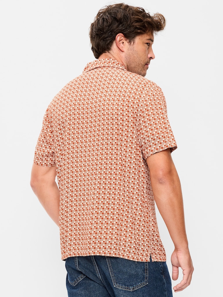 Short-Sleeve Camp Shirt