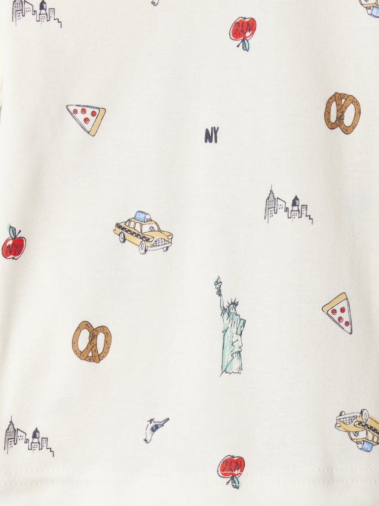Kids & babyGap 100% Organic Cotton NYC PJ Set