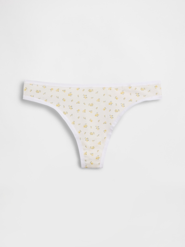 Organic Stretch Cotton Thong
