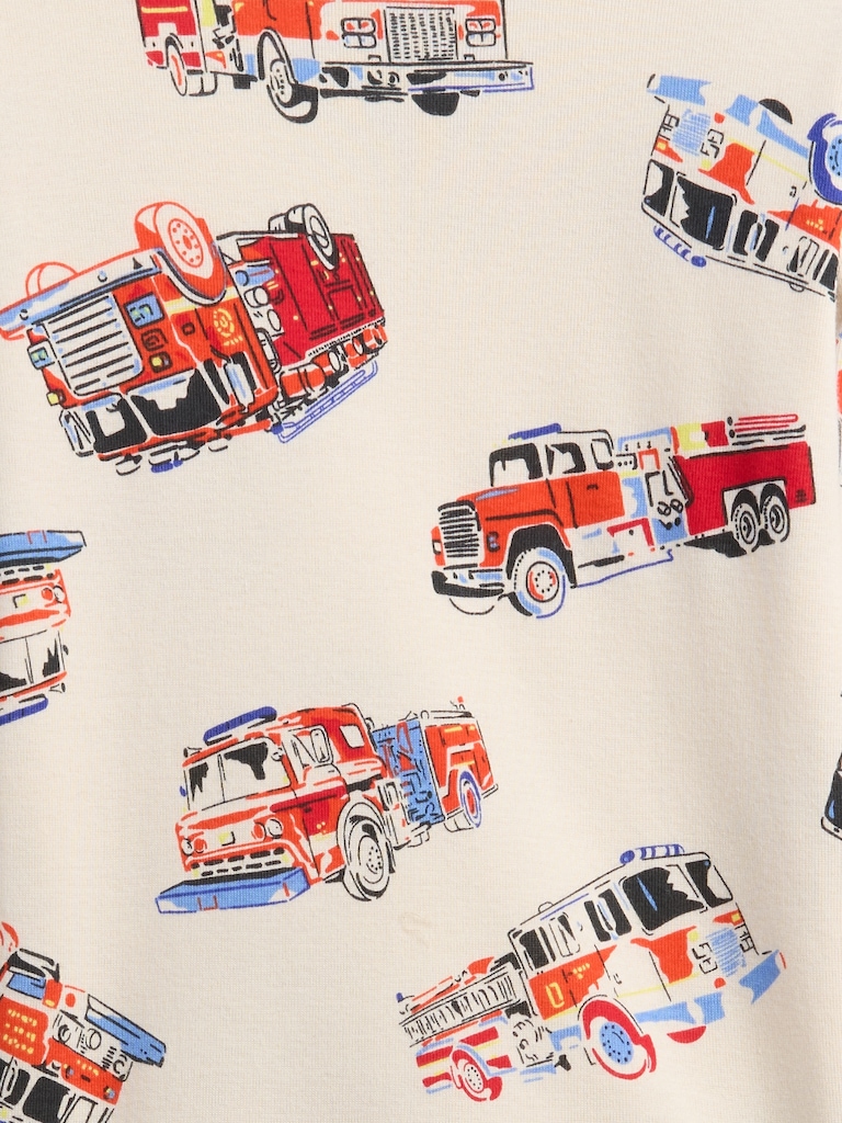 babyGap 100% Organic Cotton Fire Truck PJ Set