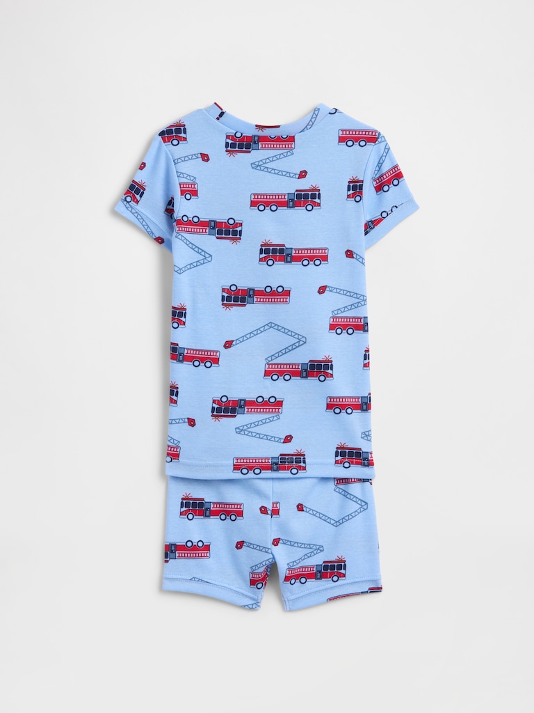 Kids & babyGap 100% Organic Cotton Fire Truck PJ Set