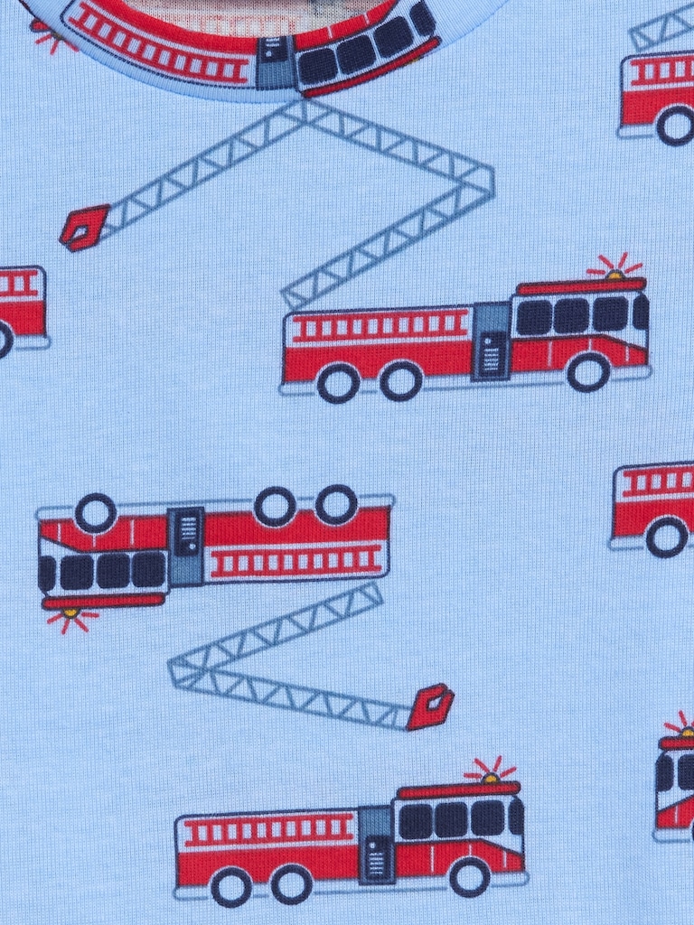 Kids & babyGap 100% Organic Cotton Fire Truck PJ Set
