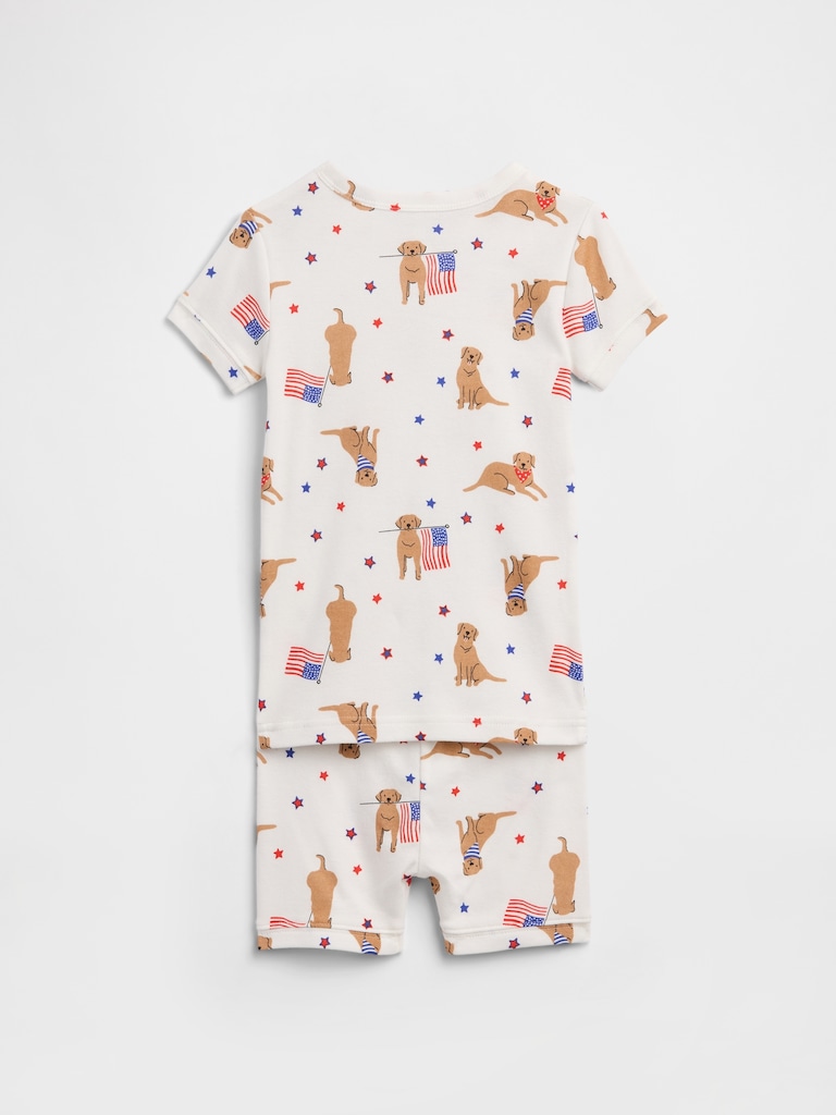 Kids & babyGap 100% Organic Cotton Americana Dog PJ Set