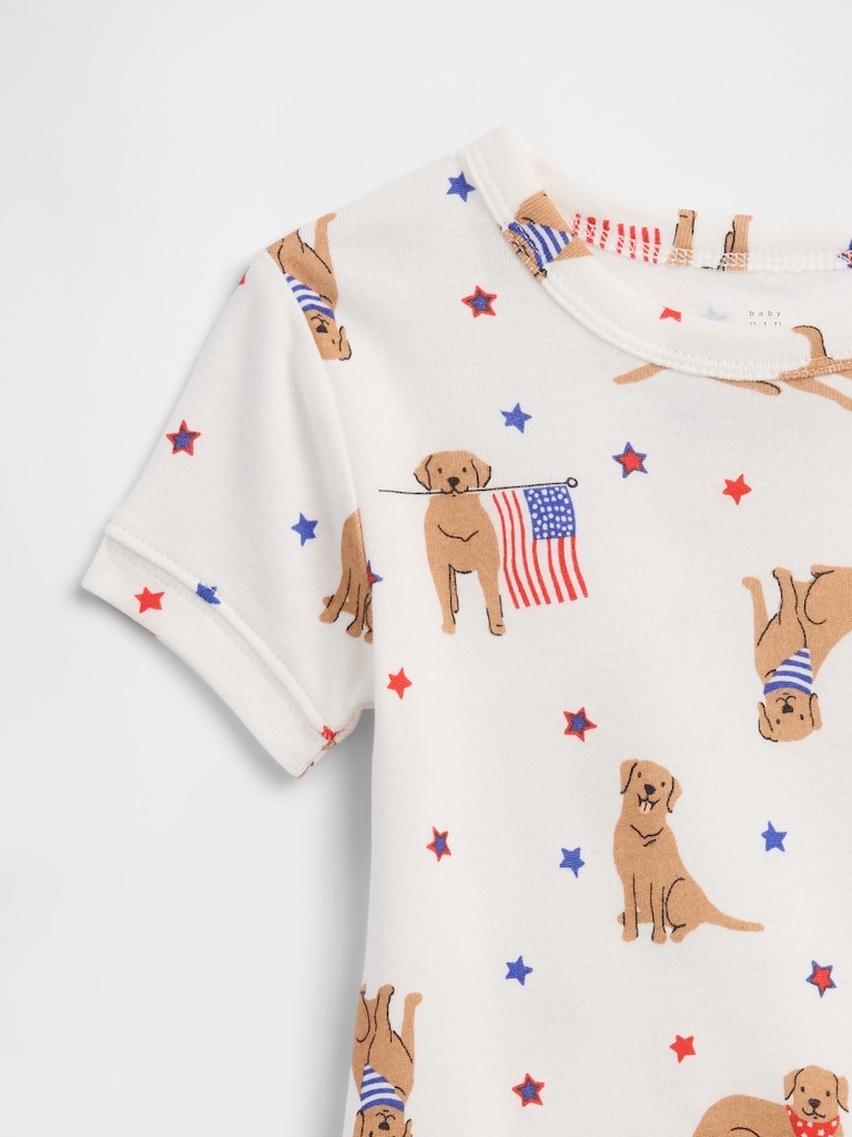 Kids & babyGap 100% Organic Cotton Americana Dog PJ Set