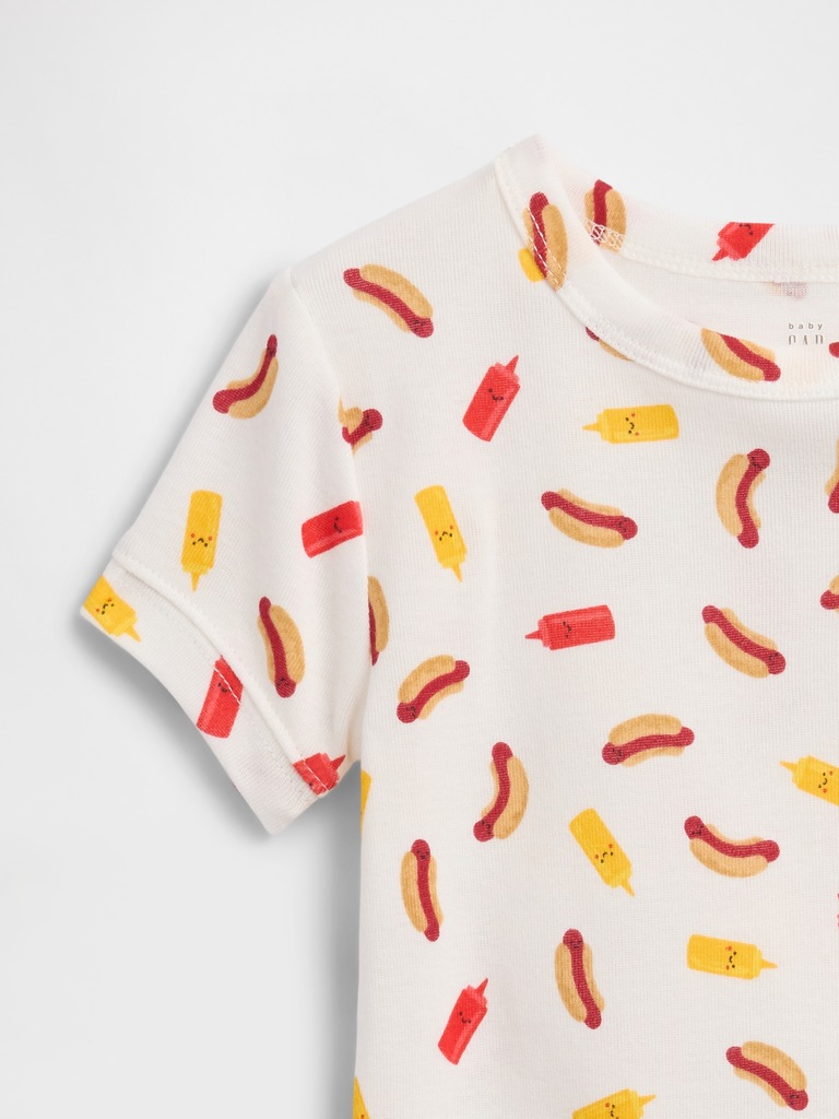 Kids & babyGap 100% Organic Cotton Hot Dog PJ Set