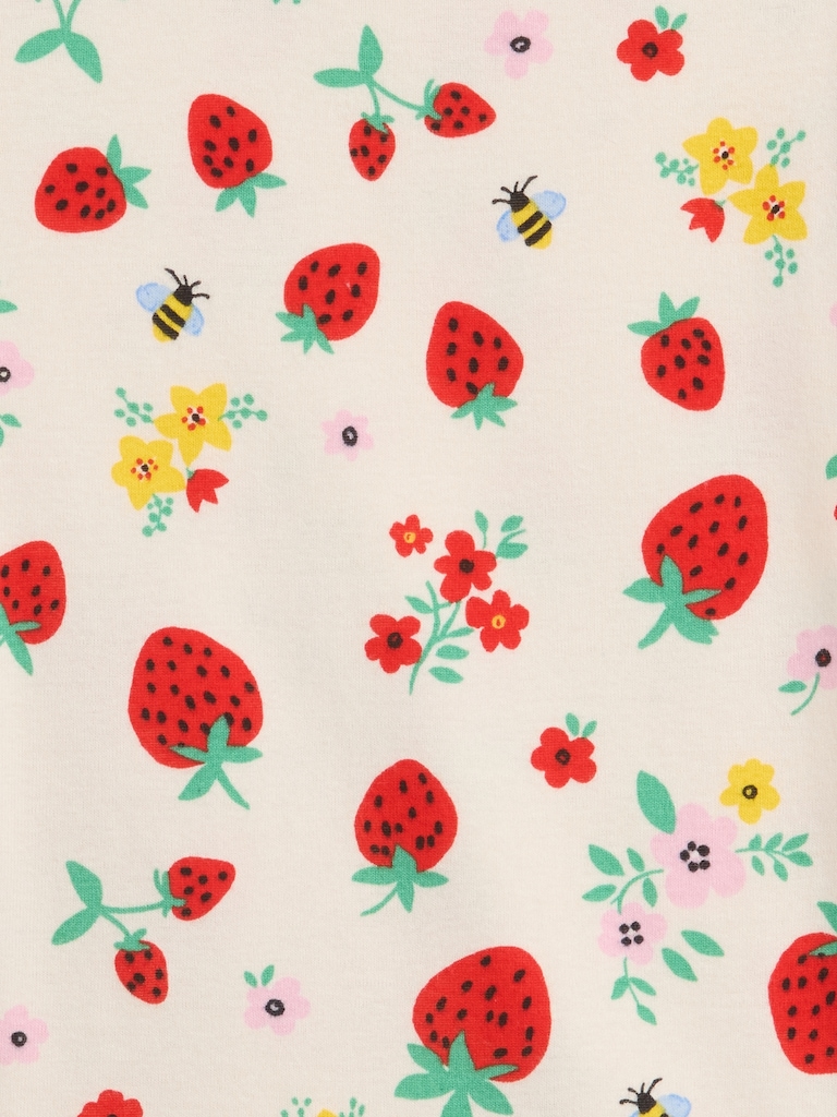 Kids & babyGap 100% Organic Cotton Strawberry PJ Set