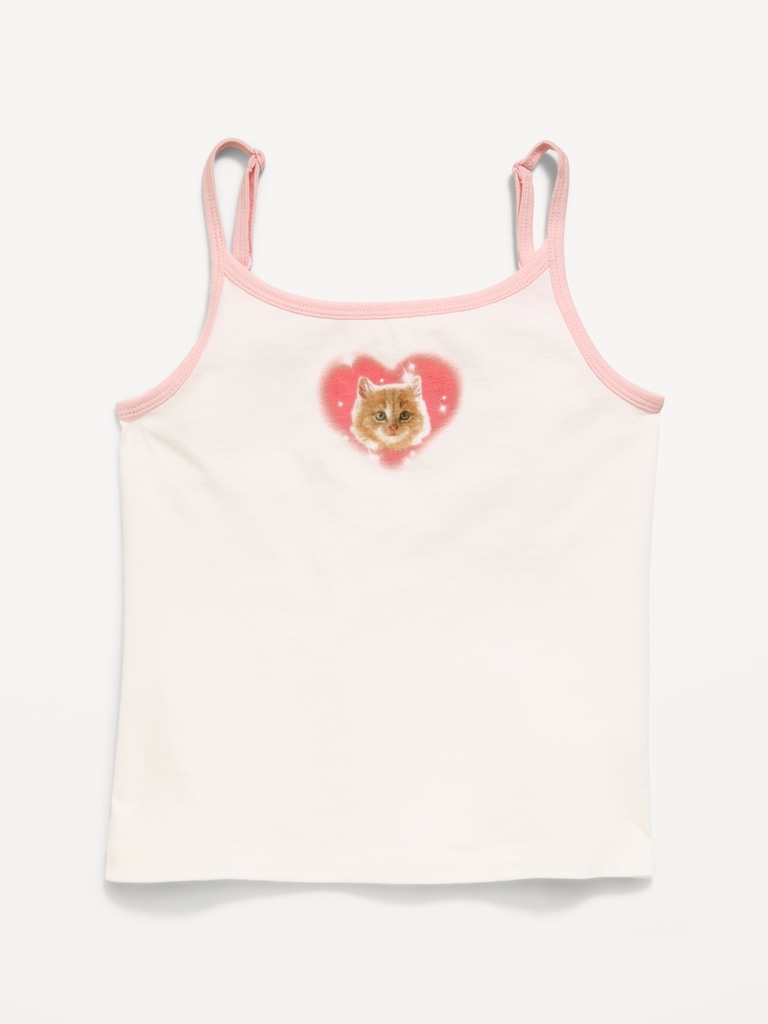 Fitted Graphic Cami for Girls