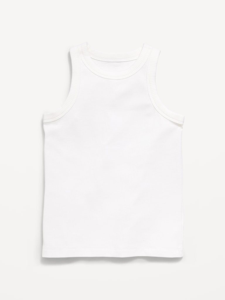 Fitted Ribbed Tank Top for Girls