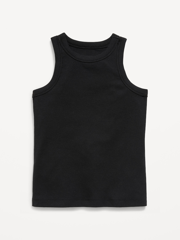 Fitted Ribbed Tank Top for Girls