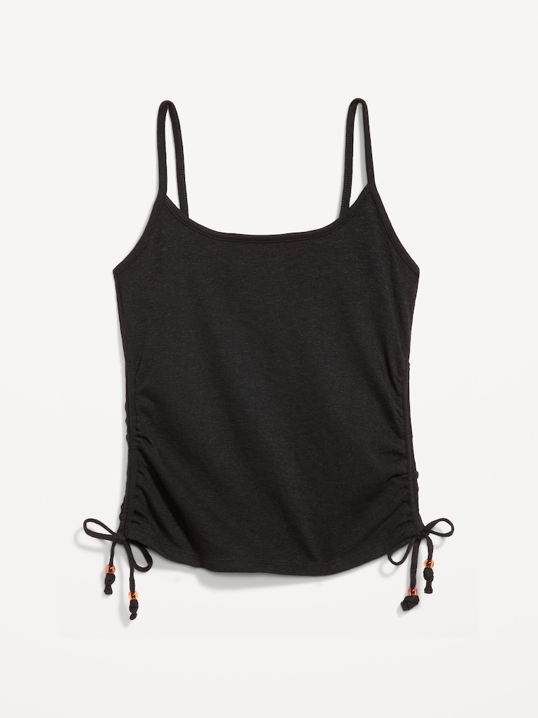 Shirred Side Cami Tank Top