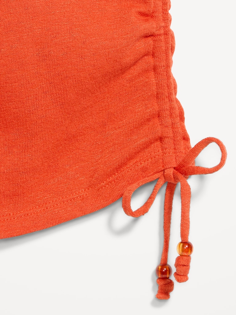 Shirred Side Cami Tank Top