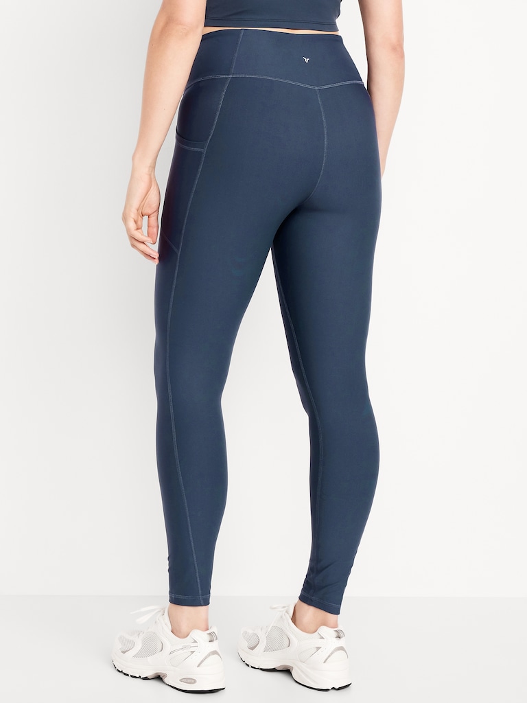 High-Waisted PowerSoft 7/8 Pocket Leggings