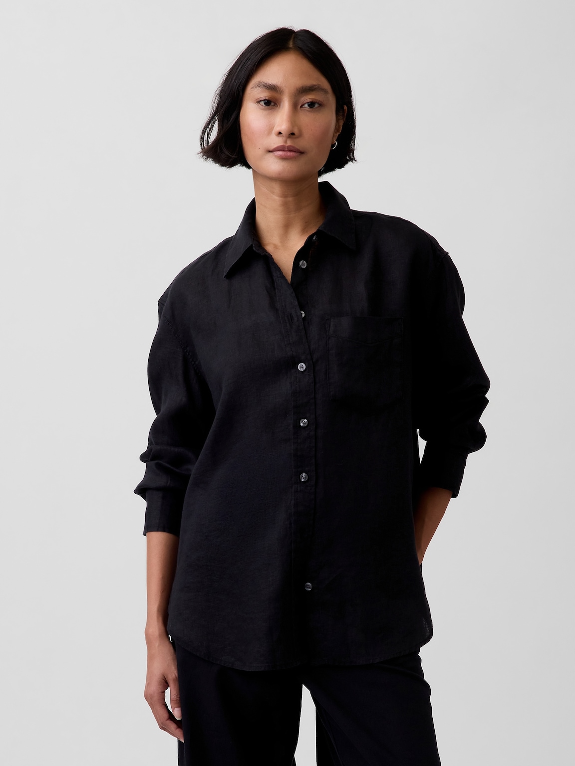 100% Linen Oversized Shirt