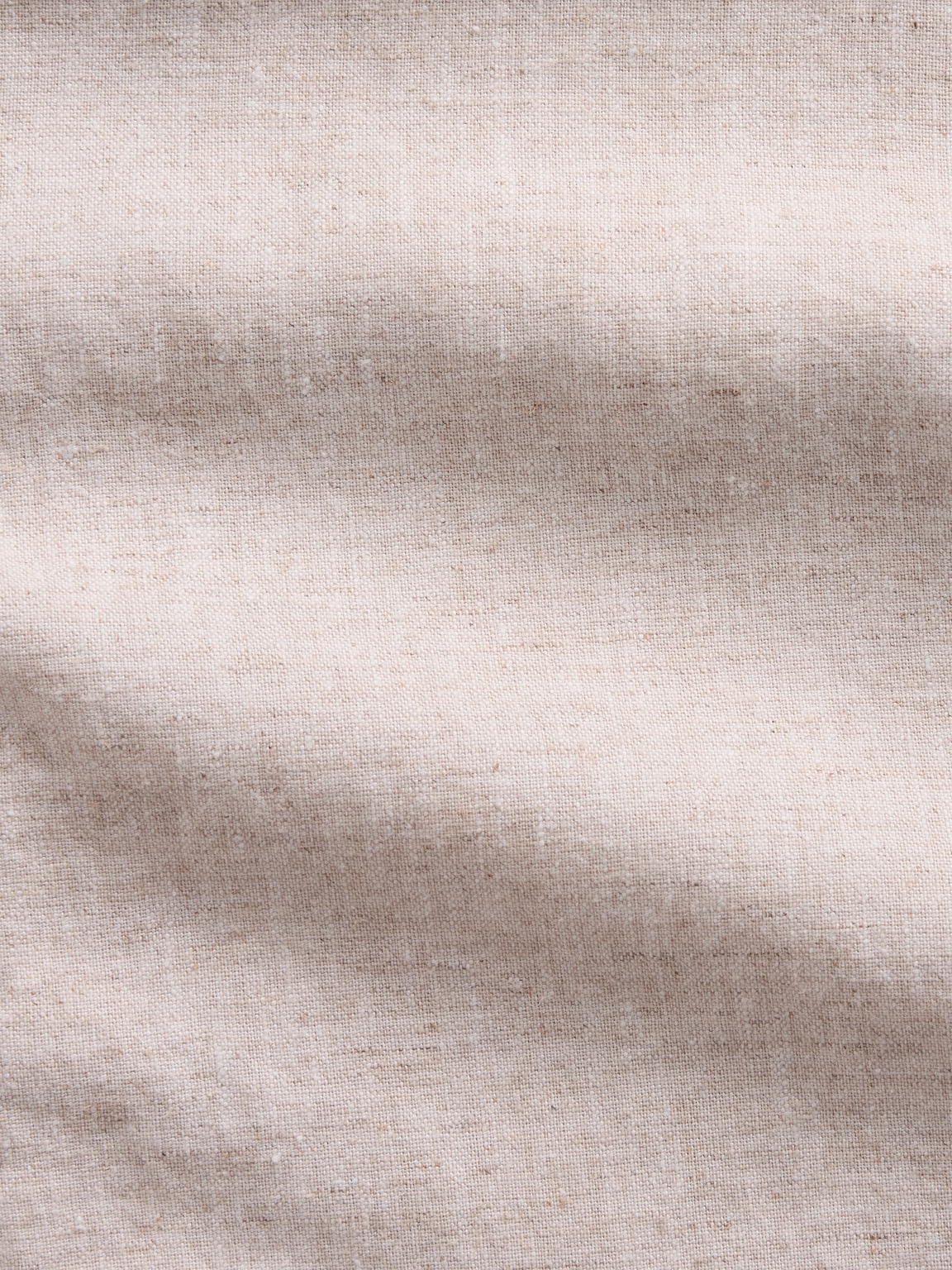 Linen-Blend Oversized Shirt