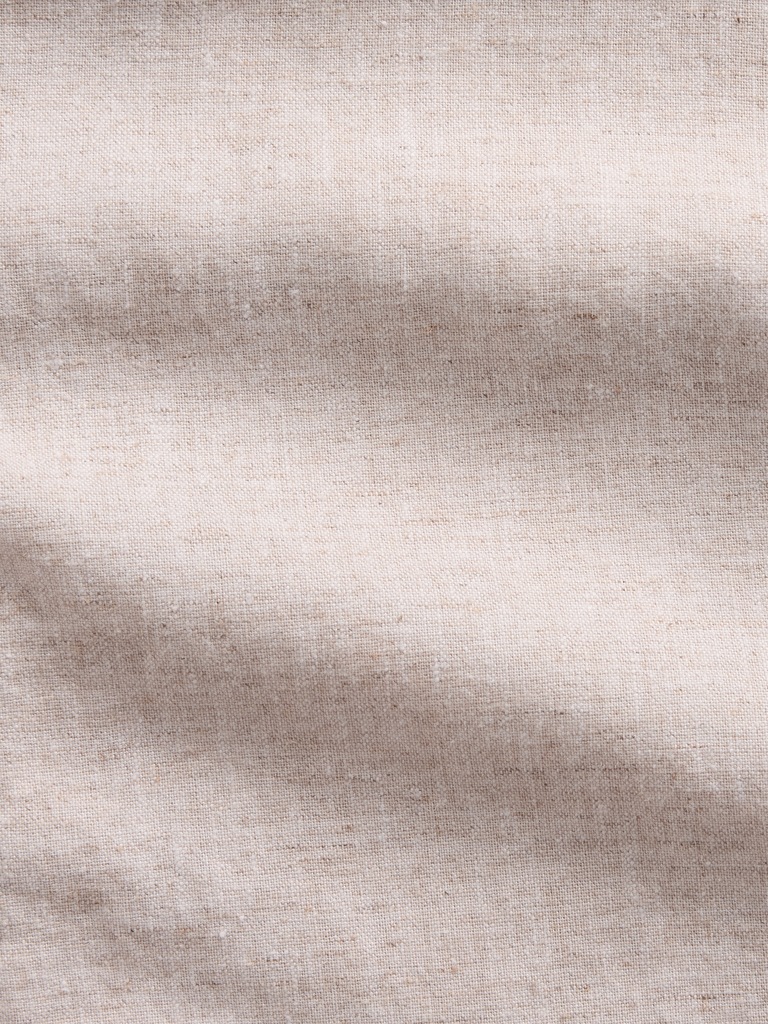 Linen-Blend Oversized Shirt