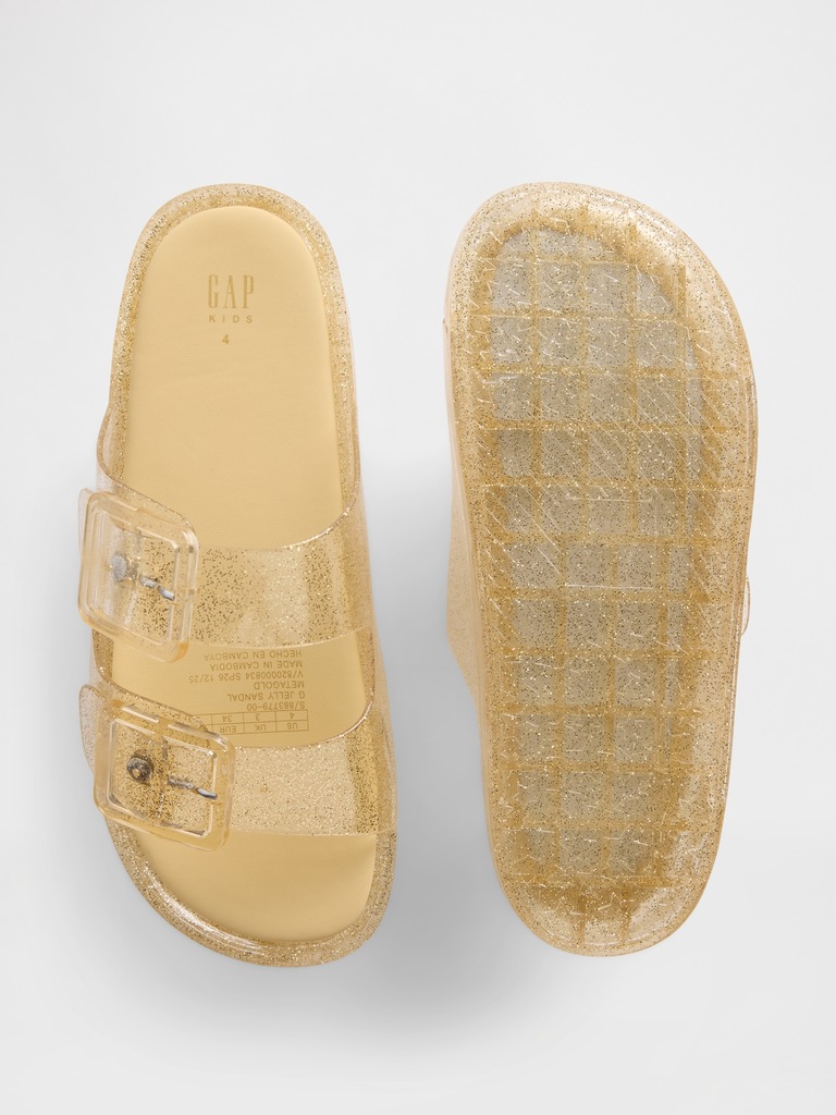 Kids Buckle Jelly Sandals
