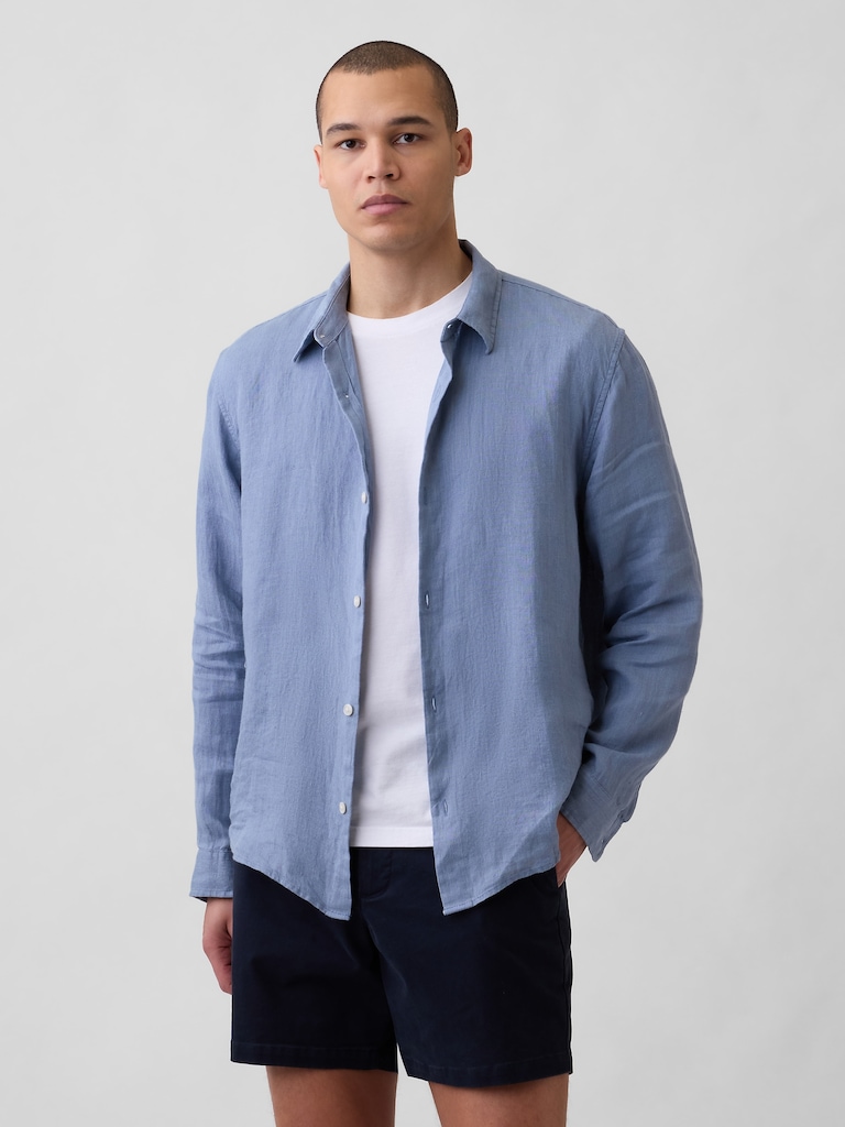 100% Linen Relaxed Shirt