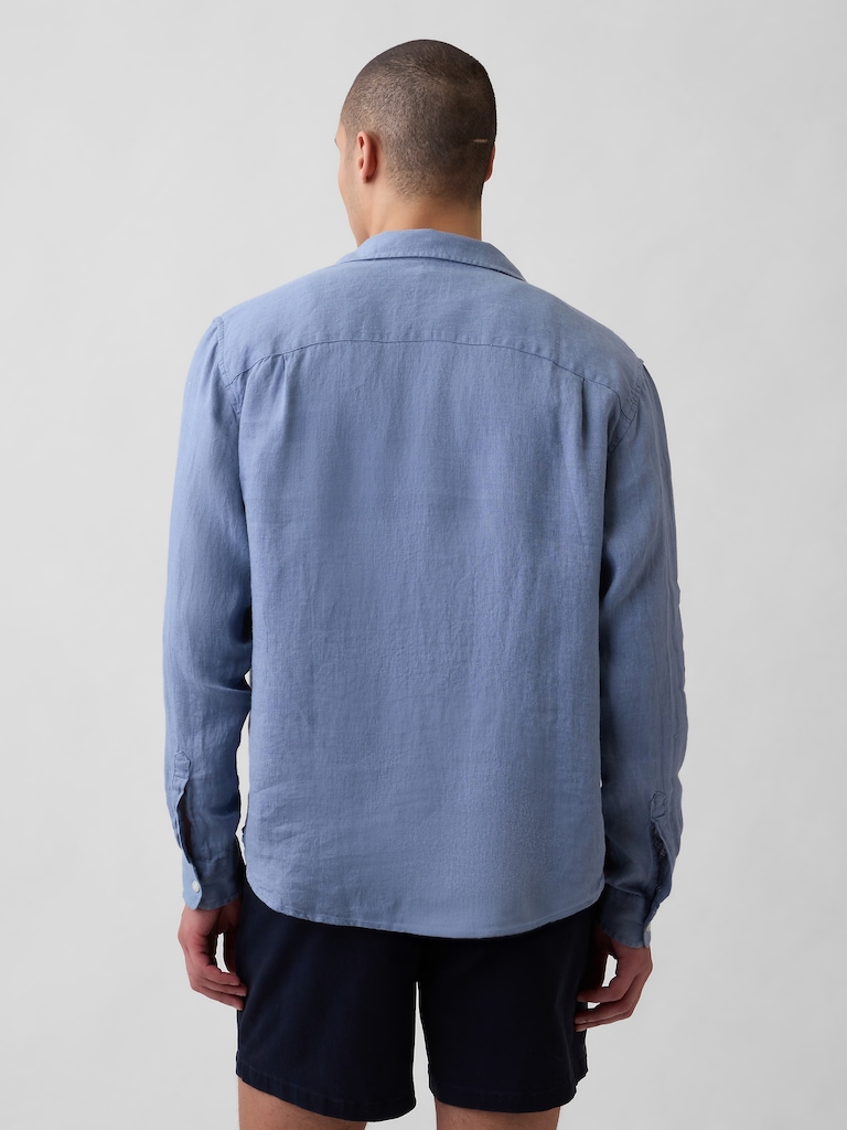 100% Linen Relaxed Shirt