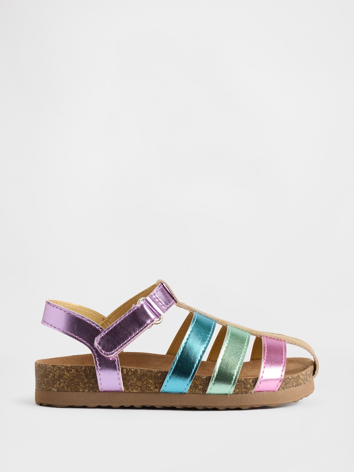 Toddler Metallic Fisherman Sandals