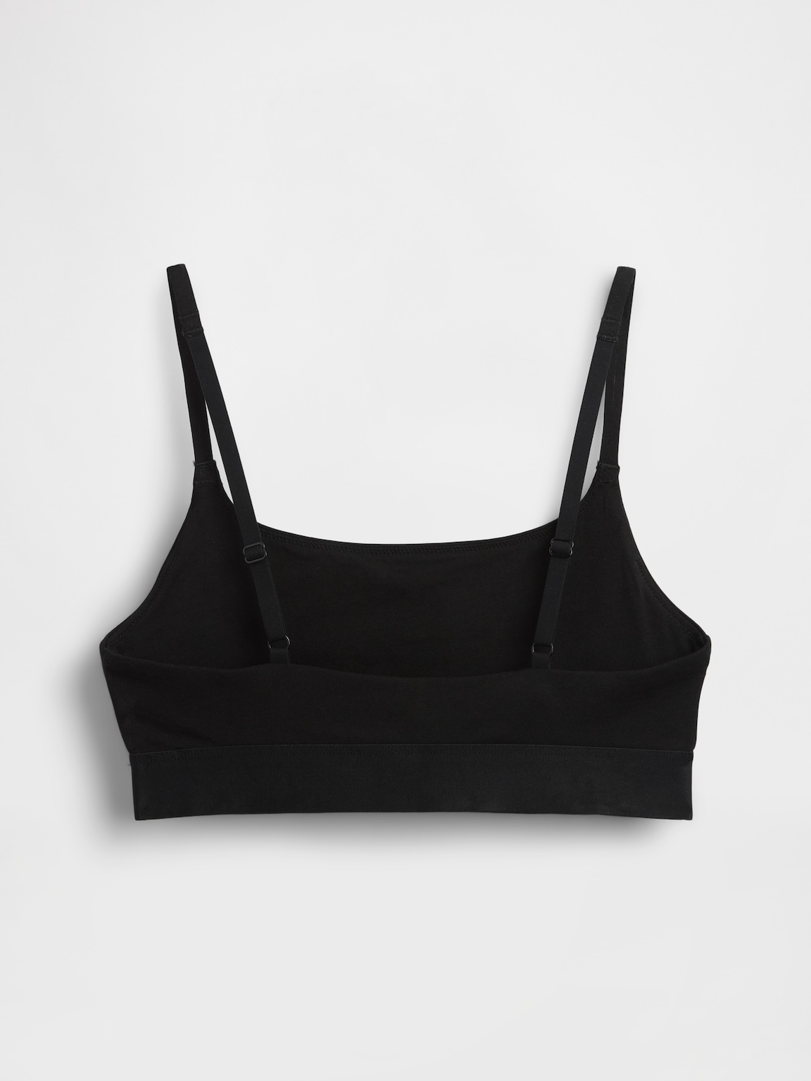 Organic Stretch Cotton Logo Bralette