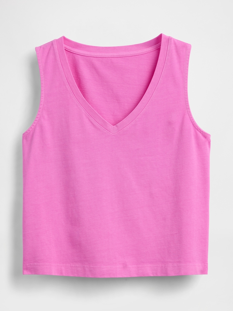Knit Crop Tank Top