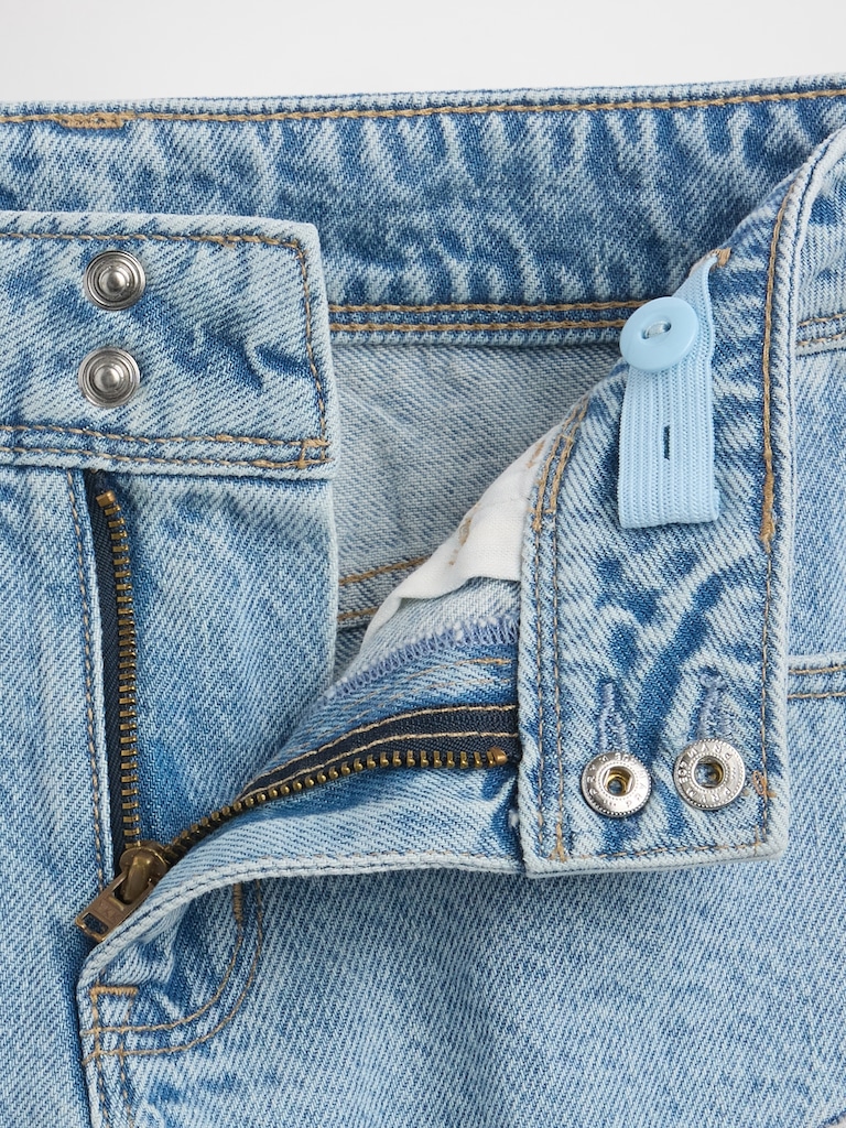 Kids Low Rise Stride Denim Shorts