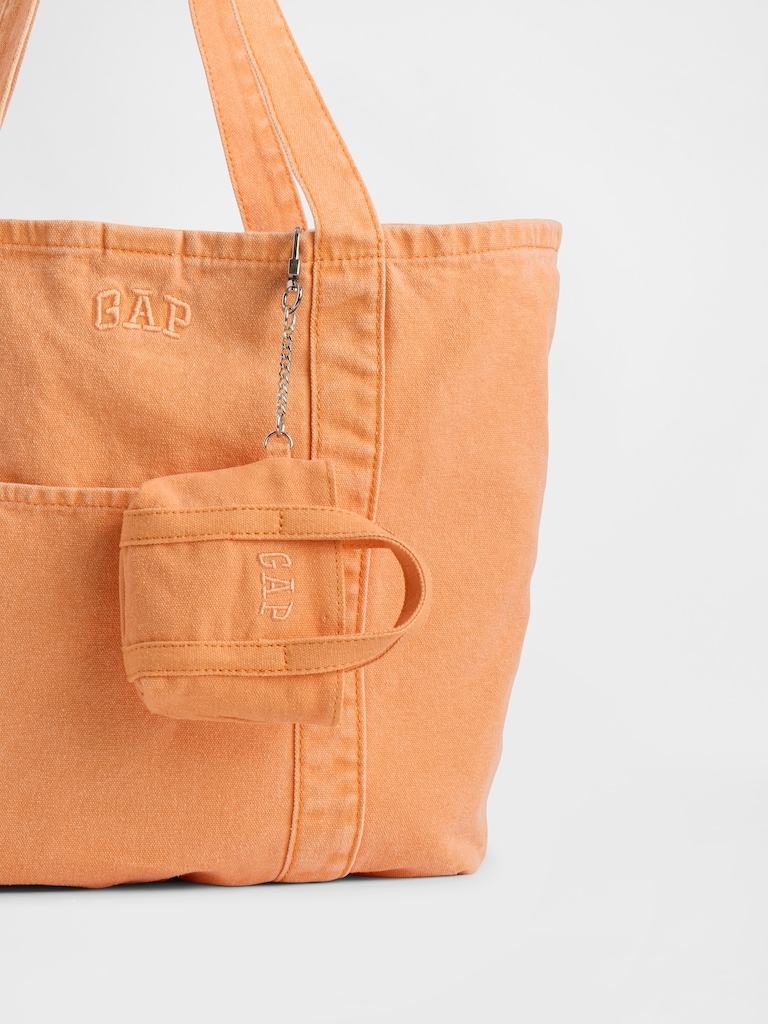 Logo Tote Keychain Charm