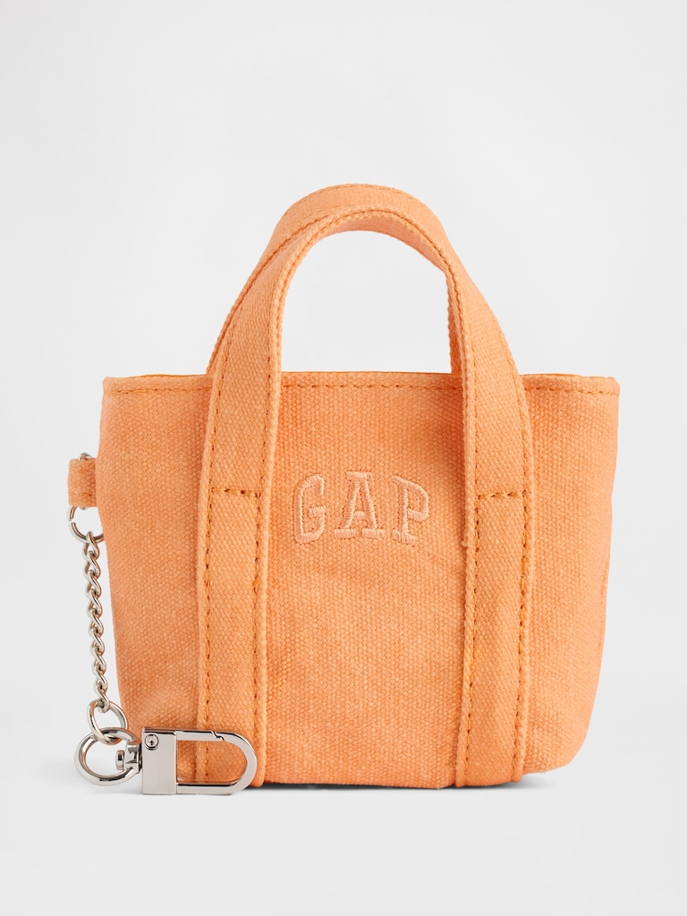 Logo Tote Keychain Charm