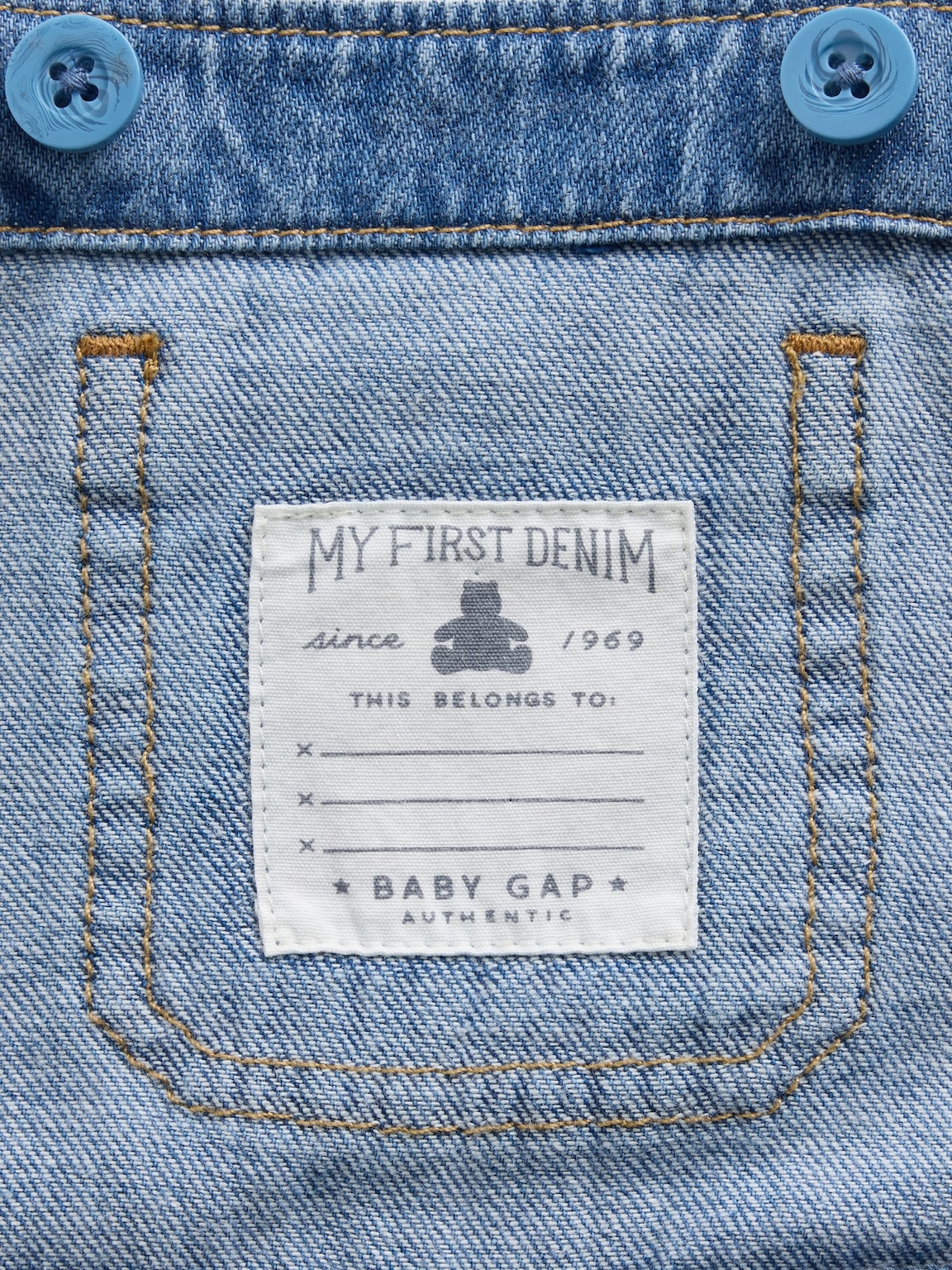 Baby Denim Shortalls