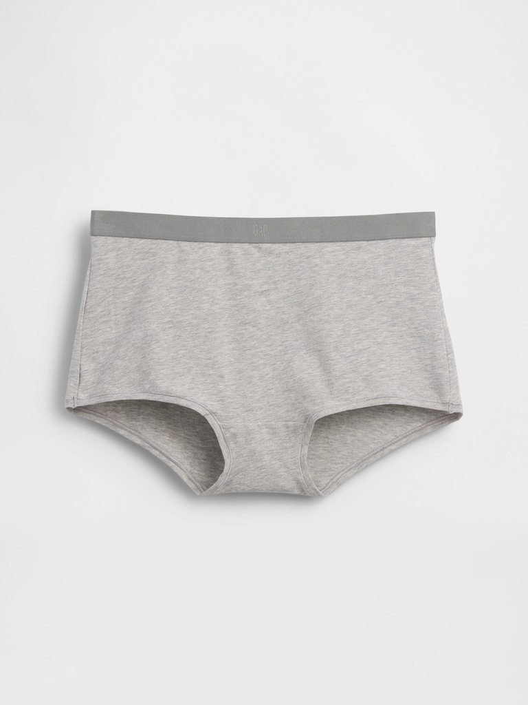 Organic Stretch Cotton Logo Shorty (3-Pack)