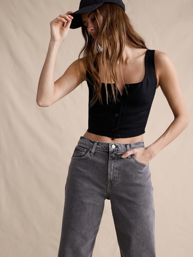 Mid-Rise 90S Loose Jean