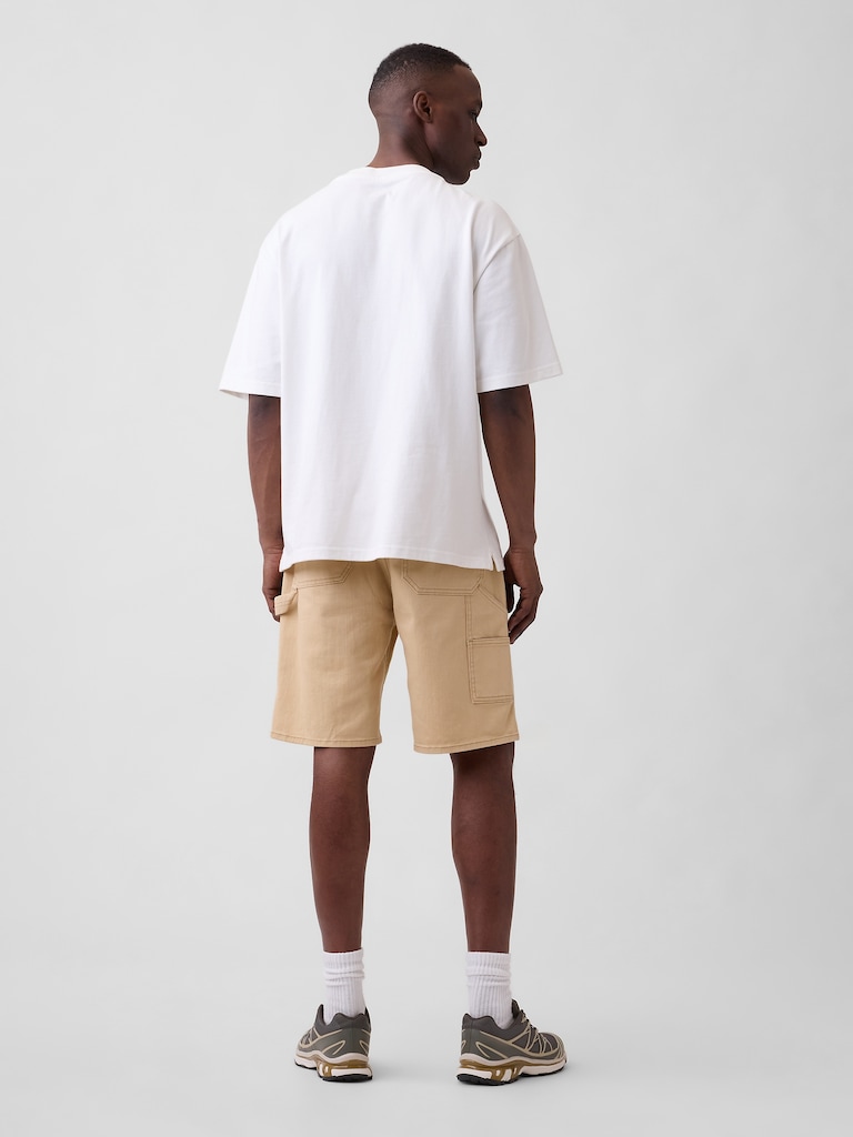 9" Relaxed Denim Carpenter Shorts