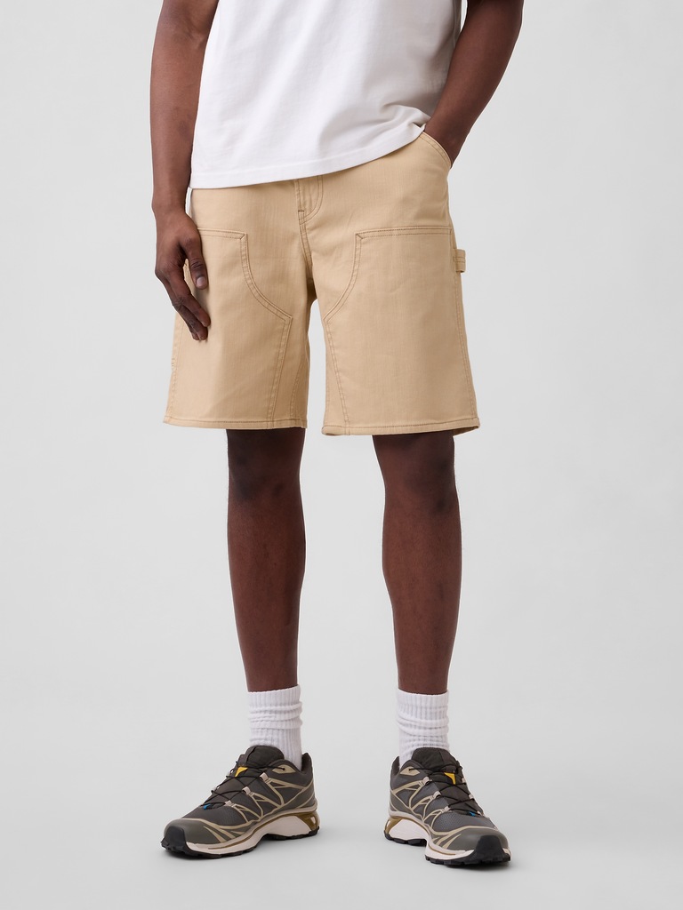 9" Relaxed Denim Carpenter Shorts