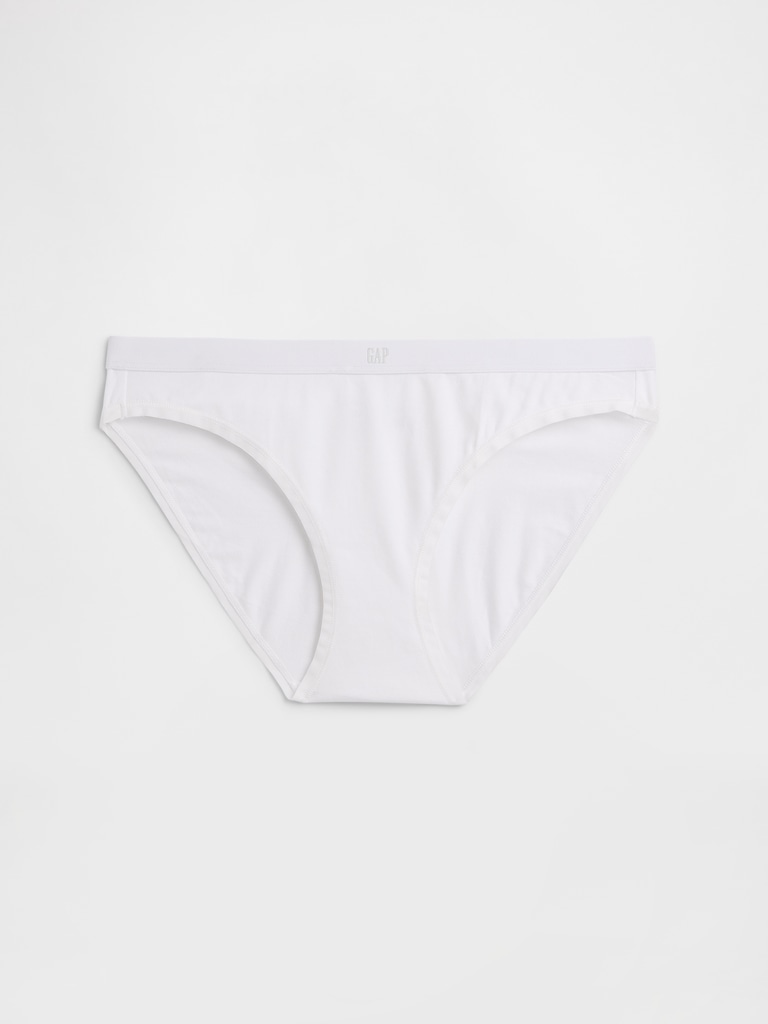 Organic Stretch Cotton Logo Bikini