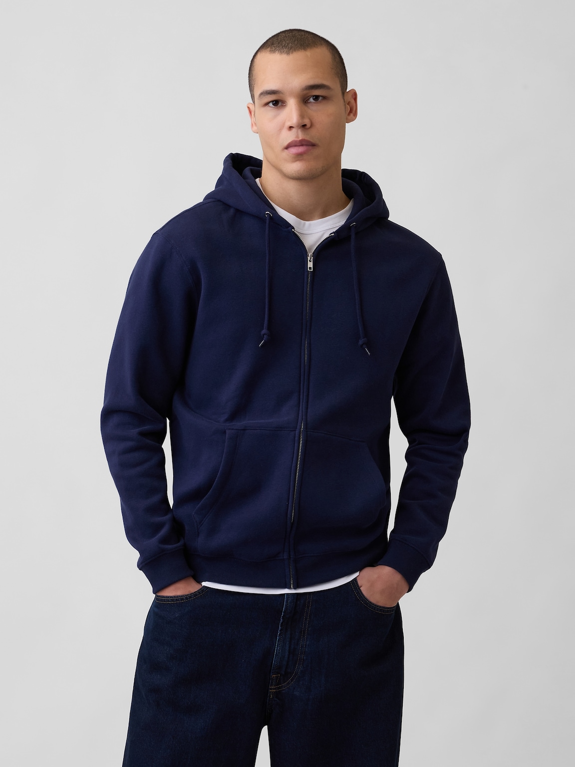Adult VintageSoft Relaxed Zip Hoodie