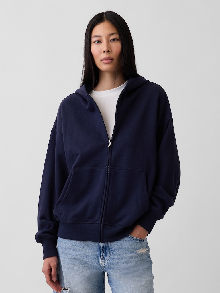 Heavyweight Oversized Zip Hoodie