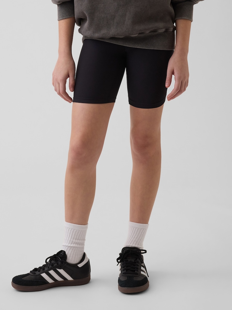 Kids Quick-Dry Rib Bike Shorts